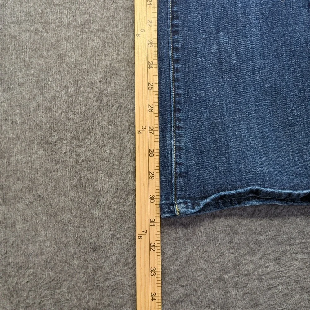 American Eagle Jeans Womens 8‎ Blue Original Boot Cut Stretch Faded Western